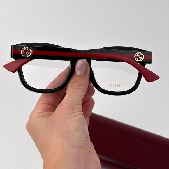 Gucci Women’s Eyeglasses – Black Square Frame | GG1863O 001 | NEW & AUTHENTIC - Picture 2 of 9